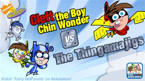 cleft the boy chin wonder vs. the thingamajigs game|The Fairly OddParents: Cleft the Boy Chin Wonder vs .